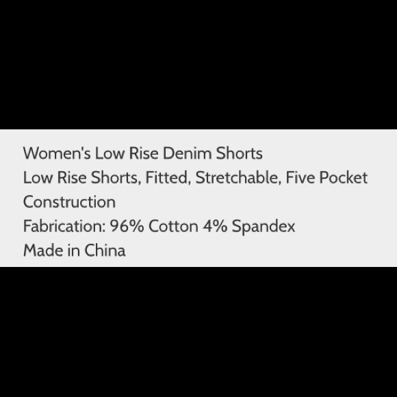 1 LEFT!💋 LO-RISE STRETCH JEAN DENIM SHORTS Size S - Picture 7 of 7